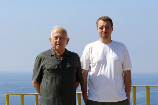 Zeev Baran i Jerzy Łątka, Akko, Izrael, 17.09.2011